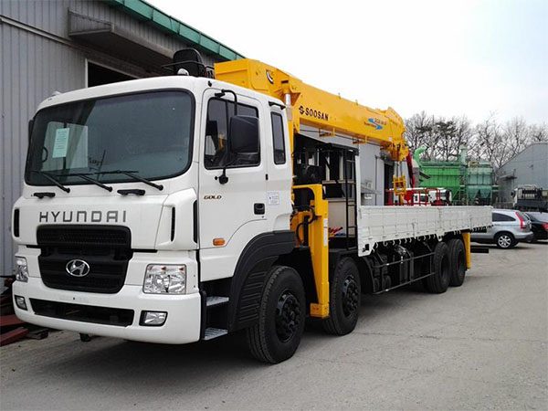 Xe tải Huyndai HD250 gắn cẩu Soosan 7 tấn