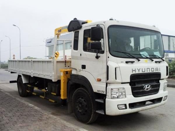 Xe tải Hyundai HD170 gắn cẩu Soosan 5 Tấn SCS513